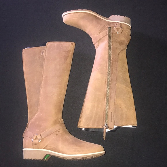 TEVA DE LA VINA DOS TALL WOMENS LEATHER BOOTS #6 - Picture 2 of 9